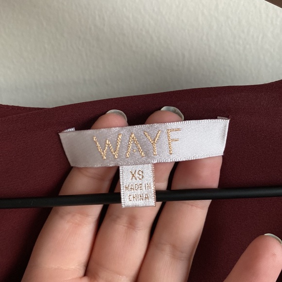 WAYF Halifax Embroidered Bell Sleeve Shift Dress Sz XS - Picture 4 of 8